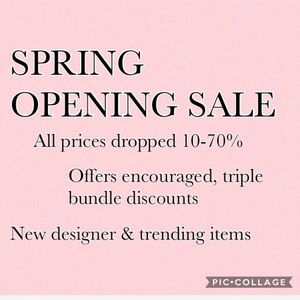 SPRING SALE: offer, bundle, save! Luxury and Designer Discounts